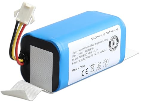 Batería de Ion de Litio de 14,4 V, 3500 mAh, batería de Repuesto para Robot Aspirador Airrobo P20