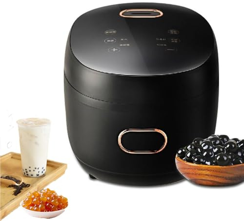 Automatisk Cassava-kokkärl, intelligent matlagning med en knapptryckning med 9 timmars värmebevarande och non-stick-foder, perfekt för bubbeltebutiker och kaféer