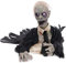 EUROPALMS Halloween Zombie, animiert 43cm | Zombiefigur zum Aufstellen mit Licht- und Soundeffekt
