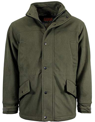 Game Technical Apparel Mens HB275 Trekker Jacket - 8000mm Waterproof & Breathable Hunting Coat (UK, Alpha, S, Regular, Regular, Olive)
