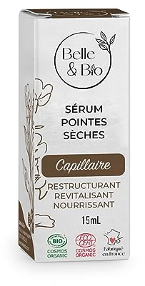 Belle&Bio Sérum Pointes Sèches Sans Rinçage Certifié Bio Par Ecocert 15 Ml