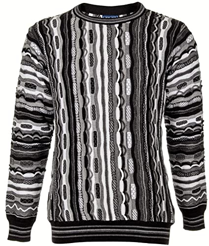 CASCALLO Deluxe Luxus Strickpullover edler Rundhalspullover Giovanni (S)