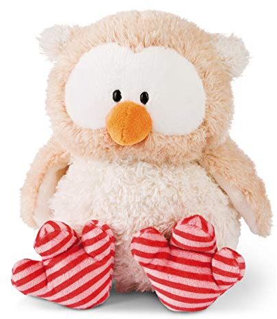 NICI Kuscheltier Eule Owluna mit drehbarem Kopf 35 cm – Eule Plüschtier für Mädchen, Jungen & Babys – Stofftier Eule zum Kuscheln, Spielen & Schlafen – Gemütliches Schmusetier ab 0 Monaten – 46096