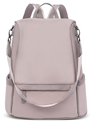 DORRISO Donna Zaino Antifurto Borsa Zaino Viaggio Daypack Casual Zainetto Leggero Borsa da College Viaggiare Vacanza Impermeabile Borse a Tracolla Rosa Viola