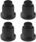 LT Easiyl 4pcs AAA Igniter Button Cap Battery Push Button Igniter Cap AAA Pulse Electronic Igniter Push Button Switch Cap for Gas Fire Pit BBQ Grill Barbecue Spark Generator