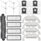 JINDEHUI Kit Accessoires pour Dreame D10 Plus Gen 2 ‎Robots aspirateurs RLD32GD,1 Brosses Principales, 6 brosses latérales, 4 filtres,4 Serpillière,4 sacs d'aspirateur