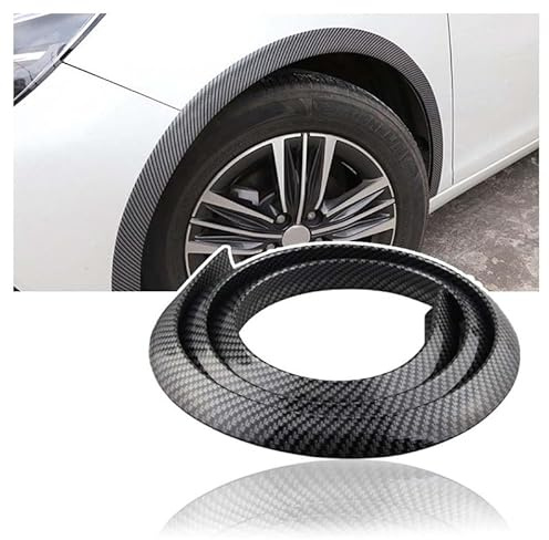 BEROZA Auto Radlauf Schutz für VW Passat B6 Golf 4 Golf 5 Passat B5 Golf 7 Tiguan Polo Golf 4 Passat B8 Golf 6 Auto Kotflügel Verbreiterung, Autorad Augenbrauen Antikollisionsstreifen,B