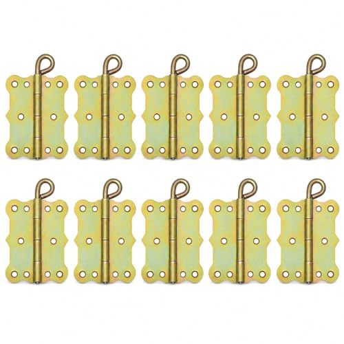 10 Kulissenscharniere Scharniere Türscharniere 100 x100x2 Türband Retro lose Stift