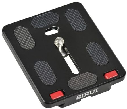 SIRUI TY-70-2 Schnellwechselplatte (Alu, 1/4, 60x70mm, 60.3g, Sliding Stopper, für SIRUI und Arca-Swiss) schwarz