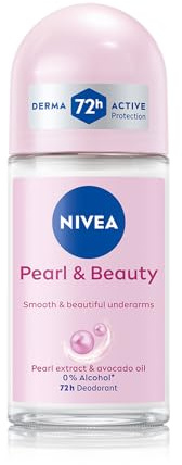 NIVEA Women Roll-On Pearl & Beauty & Whitening Smooth Skin Deodorant 50ml Each