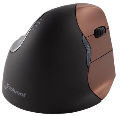 Evoluent Vertical Mouse 4 Small Wireless, VM4SW, Schwarz