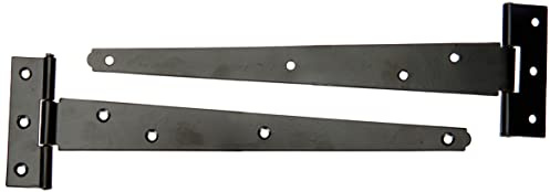 Bulk Hardware BH01988 Charnière en T légère, 250 mm, Set de 2 Pièces