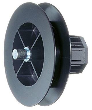 jarolift Disco para Cintas de Persianas Enrollables con Cápsula para Eje SW40, de Plástico, Diámetro 114 mm, con Perno Esterno