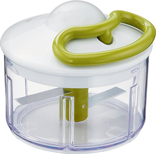 T-Fal K13704 Manueller Zerkleinerer für Lebensmittel, Grün, transparent, Weiß, 0,5 l, 106 mm, 120 mm, 230 g