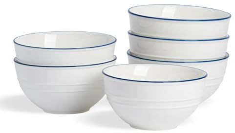 Nicola Spring White Bauernhaus Servierschalen - 18cm - Packung Von 6