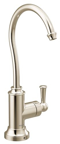 Moen S5510NL Sip Traditional Cold Water Kitchen Beverage Faucet, Optional Water Filtration System Available (Sold Separately), Polished Nickel