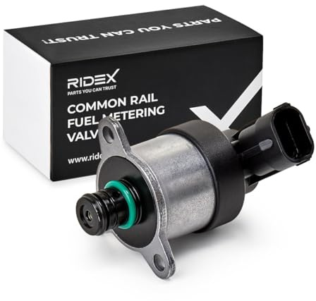 RIDEX 5655C0003 Válvula reguladora caudal combustible - Common Rail System eléctrico con junta tórica Compatible con FORD Fiesta Mk6 Hatchback CB1, CCN, JA8, JR8