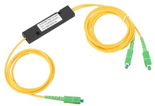 Jadeshay Glasfaser Splitter 1 auf 2 Singlemode Optischer Splitter SC/UPC PCL Splitter