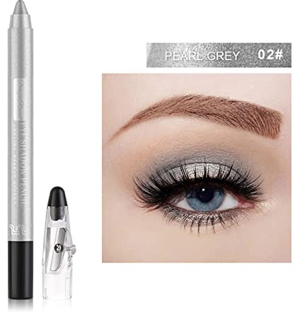 Crayon Fard À Paupières Shimmer, Longue Durée Anti-taches et Imperméable Eyeshadow Liquid Hautement Pigmenté Crayon de Fard à Paupières Crémeux Mat et Chatoyant