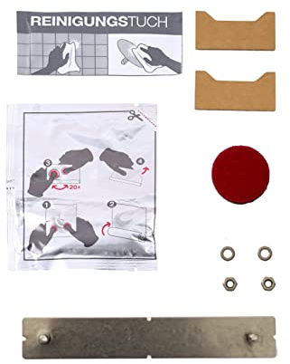 Keuco Kit di incollaggio 9 per griglia rettangolare alta per doccia Reva | Set da incollare, senza foratura