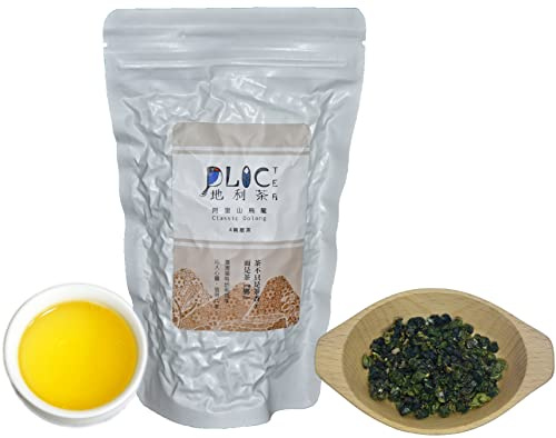 DLIC TEA Taiwan Oolong Tea Alishan Tea High Mountain Oolong Tea 150g (5.29 oz) Qingxin Oolong Kraft Zipper Pack