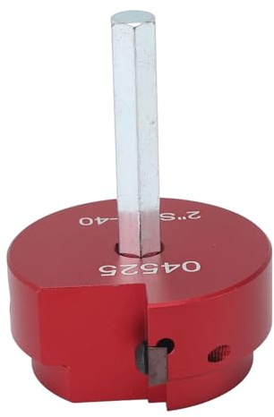 Fockety Ensemble D'alésoir de Tuyau en PVC, économiseur de Raccord en PVC en Aluminium, économiseur de Douille en PVC pour Conduites d'eau, Forets D'alésoir de Raccord de Tuyau en (2