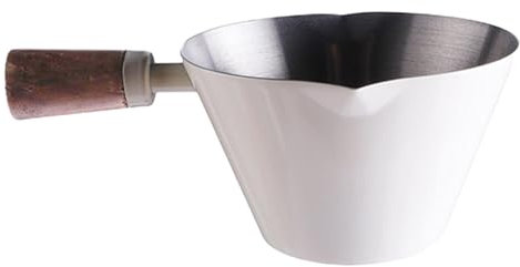 Espressotasse mit Ausgießer, Espresso-Messbecher | 90 ml Espresso-Dosierbecher, Kaffeemaß,Dosierbehälter für Espresso-Shots-Tassen mit Holzgriff für Zuhause, Geschäfte, Büros