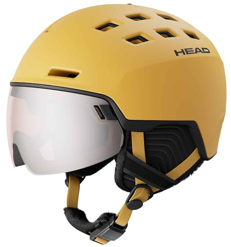 Head Radar - Unisex Skihelm mit Visier, Größe:XL (60-63 cm), Helmfarbe:sun.44