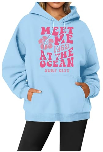 Oversized Hoodies For Women Oversized Comfort Pink Palm Puff Hoodie Long Sleeve Fall Outfits Y2K Clothes Sweatshirt 2024 New