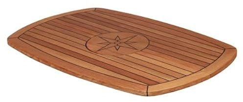Boot & Motor Teak-Tischplatte 61x94cm faltbar