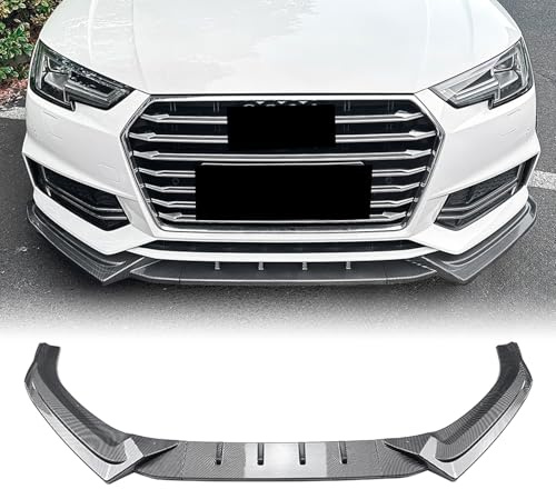 Frontstoßstangenspoiler Lippe Splitter Passend für Audi A4 B9 Sline 2017-2019 Schwarz