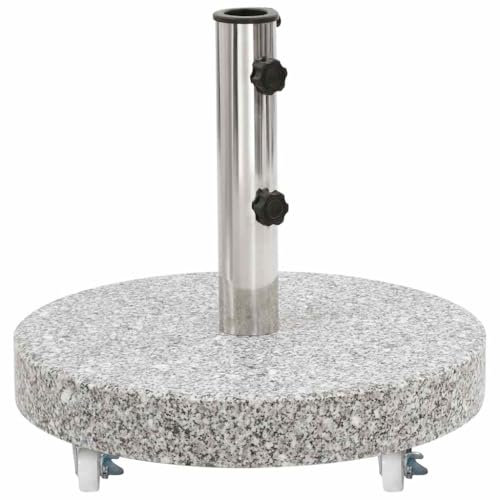 LLEZKBR Parasol Base Granite 30 kg Round Grey