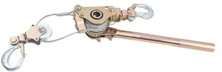 Hand winch, 1T Japanese Style Ratchet Cable Puller Hand Steel Wire Rope Puller, Ratchet Pulling Wire Grip,for Boat Trailer Caravan Marine