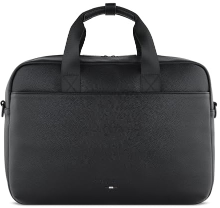 bugatti Rico Aktentasche, elegante Business-Tasche mit Laptopfach 15 in schwarz