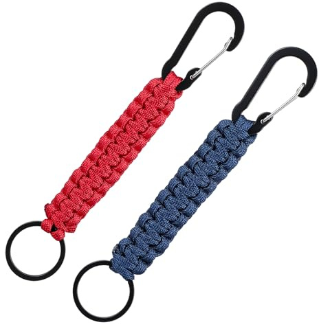 Mabor 2 Pcs Key Chain Hanger Heavy Duty Clips Keychain with Ring