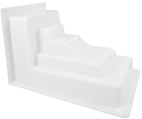 BESTonZON Moule à Béton Colonne Romaine pour Villa Européenne, Moule de Déco Extérieure en Plastique Léger, Format C Continu 30 Cm, pour Coulée de Ciment Moulé sur Place