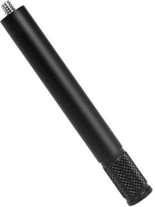 Varilla de extensión roscada de aluminio de 1/4 pulgadas para trípode monopié y cámara, teléfono, soporte de lámpara de camping, accesorio de trípode de escritorio de 4.53 pulgadas