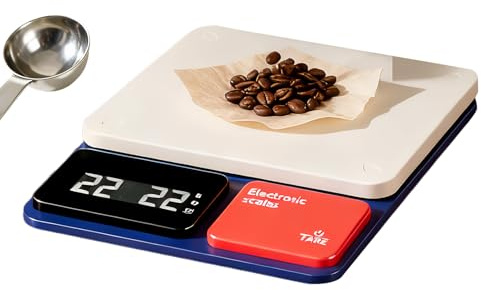 Balance de Cuisine - Rechargeable 5 Unités - Balance Alimentaire De Précision Pour La Cuisson | pour le Café, la Viande, l'Assaisonnement, le Restaurant, la Boulangerie