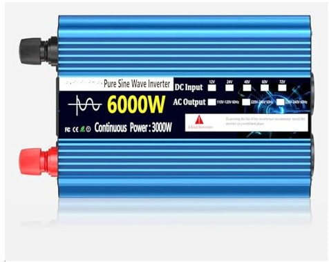 Inverter Convertitore Convertitore Di Tensione UE 3000W 6000W Convertitore A Onda Sinusoidale Pura Da 24V A 230V