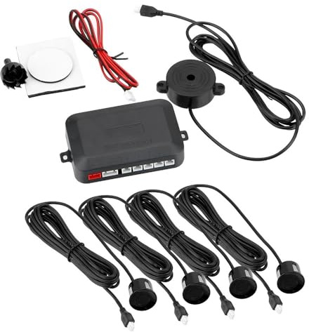 Assist Sensori Parcheggio Radar di retromarcia Indicatore di avviso sonoro Kit sensore di parcheggio per auto di rilevamento della distanza per auto 4 sensori