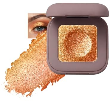 Jutqut Glitzer Chamäleon Lidschatten-Gold Metallic Multichrome Eyeshadow,10 | Wasserfest Formel, Multichrome Lidschatten, Sparkling Langlebiger, Wischfest, Metallische Glitter Looks