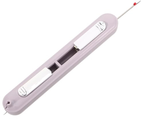 Hemobllo Strumento per Rimozione Punti e Infila Ago in Acciaio Inox 2 in 1, Accessorio Cucito a Mano per Anziani, Infilatura Rapida, Utensile Multifunzionale per Macchina da Cucire