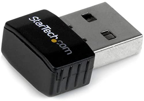 Startech.Com Chiavetta Mini Adatattore di Rete Wireless-N Wifi USB 2.0, Pennetta Scheda di Rete USB 300Mbps 802.11N 2T2R