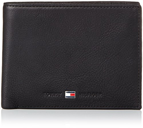Tommy Hilfiger Johnson Bm56927577, Porte-Monnaie - Noir (Black), Taille Unique