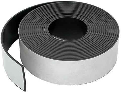 MasterPart Extra Strong Premium Self Adhesive Flexible Magnetic Tape Craft Magnet Strip (0.5m, 25mm)