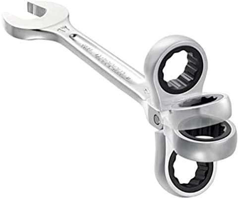 Facom Clé Mixte à Cliquet articulées métrique, Argent, 11 mm