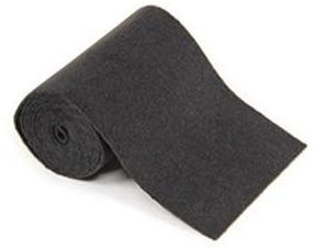 CE Smith 113302 Teppichrolle, 28 x 38 cm, Schwarz