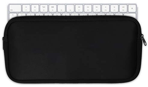 kwmobile Neoprenväska kompatibel med Apple Magic Keyboard – tangentbordsskydd dammskydd med dragkedja – svart