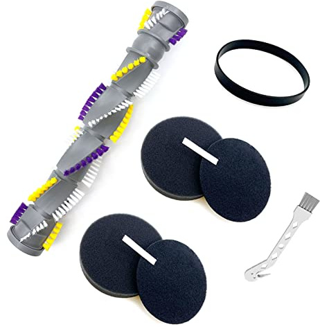 Replacement Parts Compatible with Bissell Cleanview Swivel Pet Crosswave 2252 2486 2488 2489 2253 2254 2258 Vacuum Cleaner 1 Brush Roll,1 Belt and 2 filters