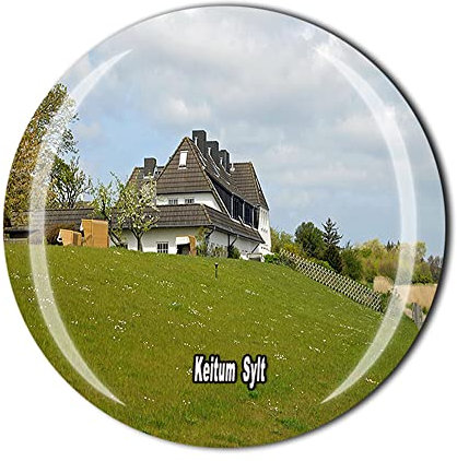 Keitum Sylt Germany Kühlschrankmagnet Touristen Souvenir Geschenksammlung Kühlschrank 3D Kristall Magnet Aufkleber
